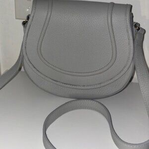 GiGi New York Madison Crossbody Bag - Tan Pebbled Leather